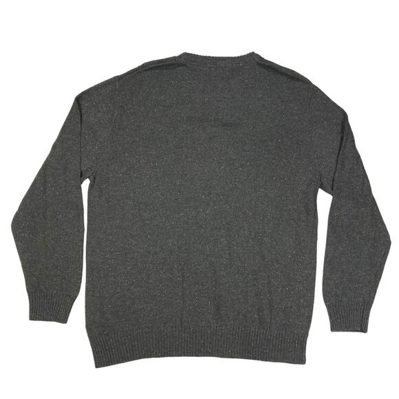 Tricots St. Raphael Sweater Mens XL Gray Cable Knit Fisherman Dark Academia NEW - Picture 6 of 16